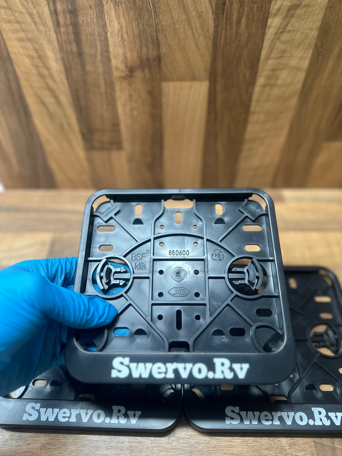 Swervo License plate holder