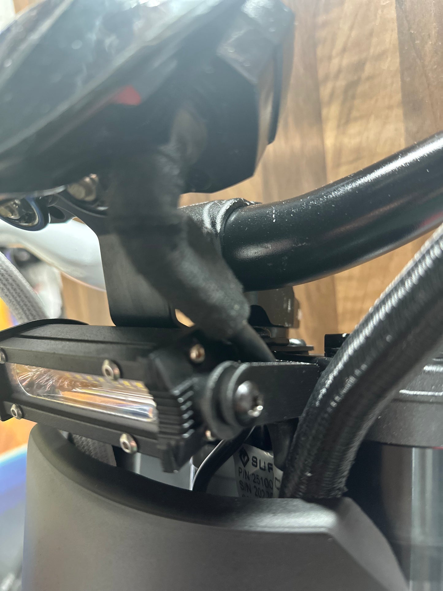 Swervo custom headlight incl custom mount