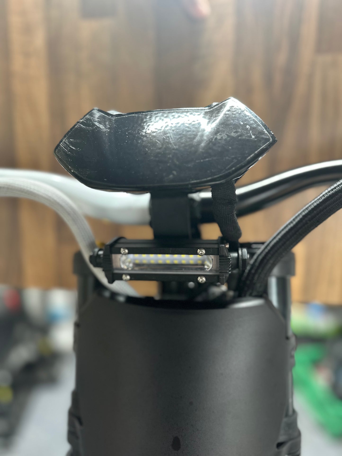 Swervo custom headlight incl custom mount
